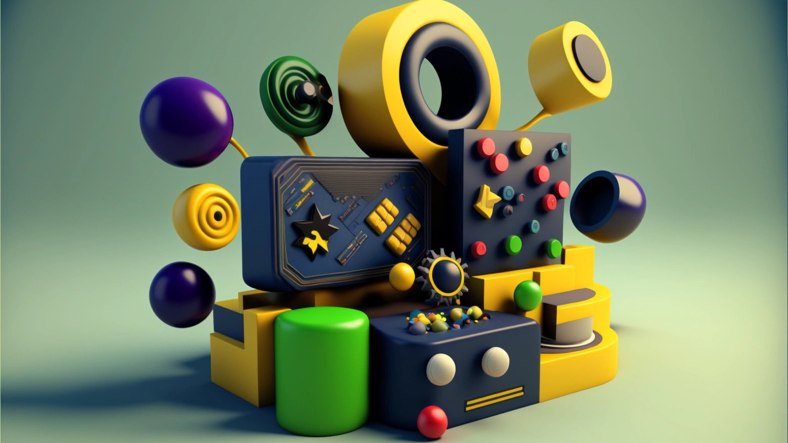 gamification-communication-3d-render-1